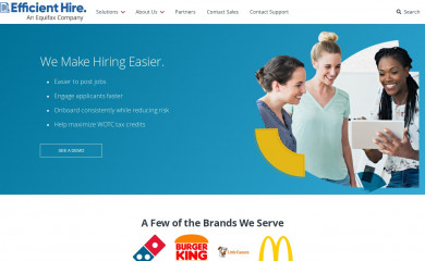 efficienthire.com screenshot