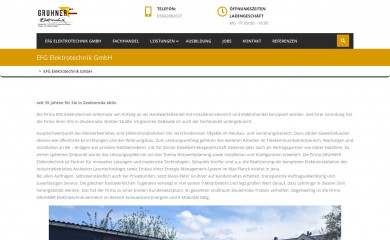 efg-elektrotechnik.de screenshot