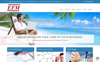 efmaustralia.com.au screenshot