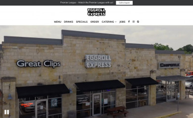eggrollexpressaustin.com screenshot