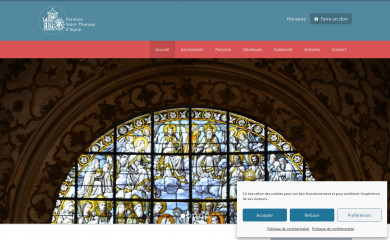 eglisesaintthomasdaquin.fr screenshot