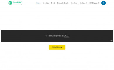 ehasinc.org screenshot