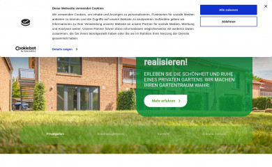 ehlers-gartenbau.de screenshot