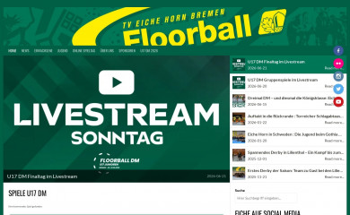 eichehorn-floorball.de screenshot