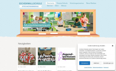 eichenwallschule.de screenshot