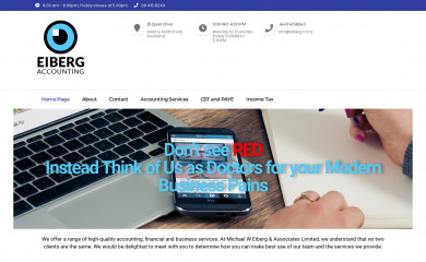 eiberg.co.nz screenshot