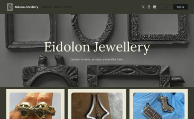 eidolonjewellery.com screenshot