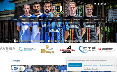 eintracht-trier.com screenshot