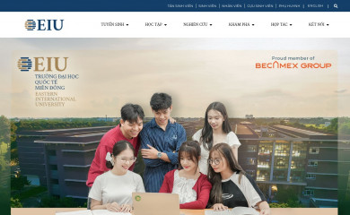 eiu.edu.vn screenshot