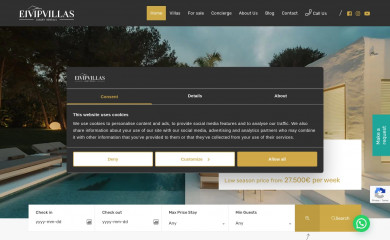 eivipvillas.com screenshot