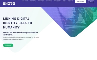 ekata.com screenshot