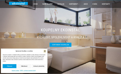 ekoinstal.cz screenshot