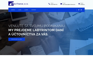 eko-finance.sk screenshot