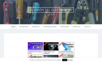 elcajondelelectronico.com screenshot