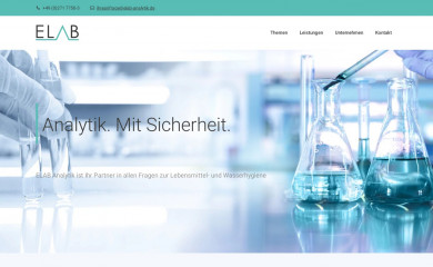 elab-analytik.de screenshot