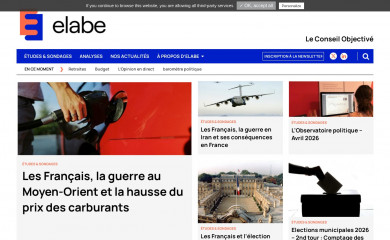 elabe.fr screenshot