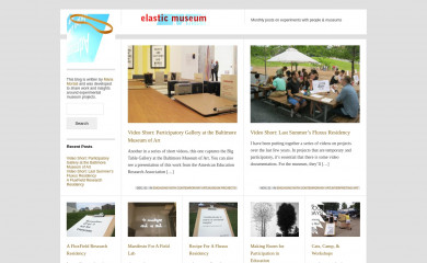 elasticmuseum.org screenshot