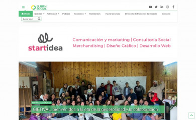 elbiensocial.org screenshot