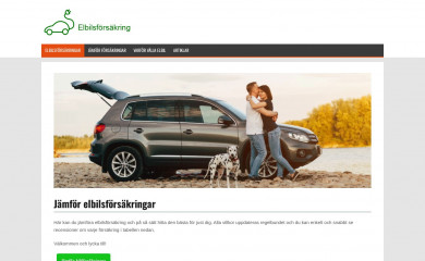 elbilsförsäkring.se screenshot
