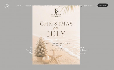 elemencemedspa.com screenshot