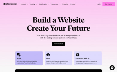 https://elementor.com/ screenshot