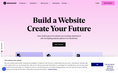https://elementor.com screenshot