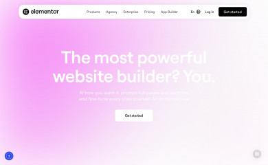 https://elementor.com screenshot