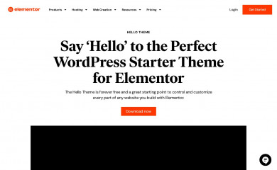 Hello Elementor screenshot