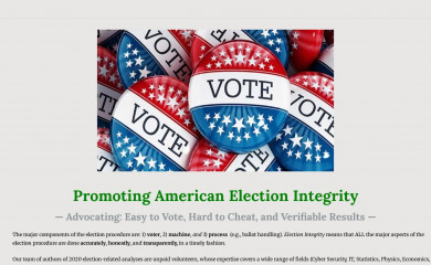 election-integrity.info screenshot