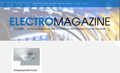 electromagazine.ch screenshot