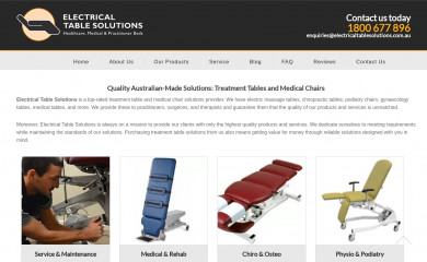 electricaltablesolutions.com.au screenshot