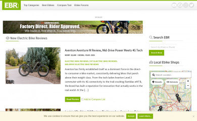 electricbikereview.com screenshot