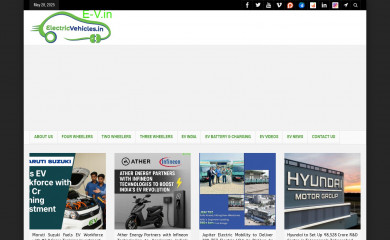 electricvehicles.in screenshot