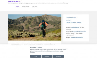 elektro-bicykel.sk screenshot