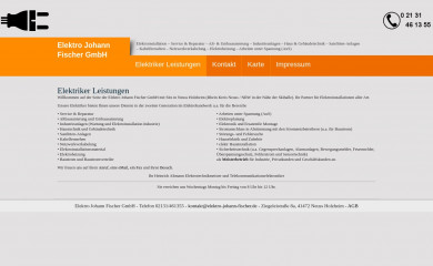 elektro-johann-fischer.de screenshot