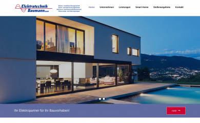 elektrotechnik-baumann.de screenshot