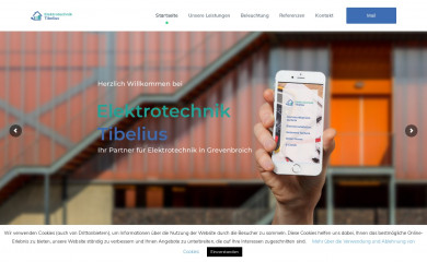 elektrotechnik-tibelius.de screenshot