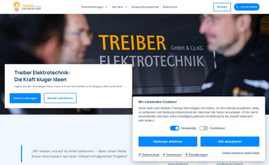 elektrotechnik-treiber.de screenshot