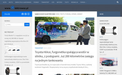 elektrowoz.pl screenshot