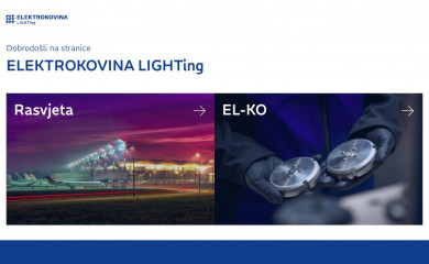 elektrokovina-lighting.hr screenshot