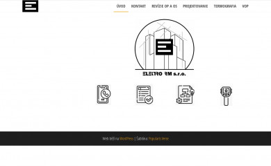 elektrorm.sk screenshot