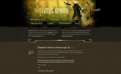 elephantsdream.org screenshot