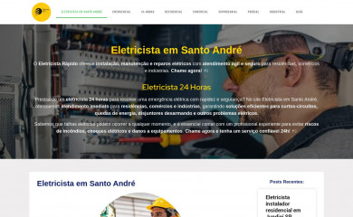 eletricistaemsantoandre.com.br screenshot