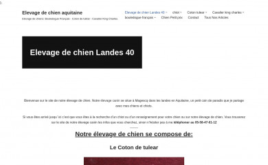elevage-chien.net screenshot