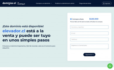 elevador.cl screenshot