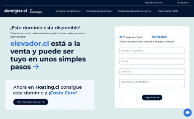 elevador.cl screenshot