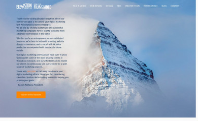 elevationcreation.com screenshot