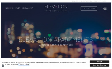 elevationdcapts.com screenshot