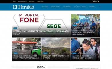 elheraldoslp.com.mx screenshot