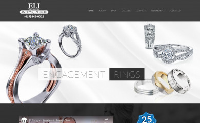 eliantypasjewelers.com screenshot
